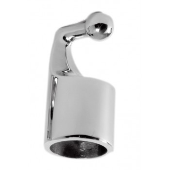 90° cap AISI316 for 25-mm pipe mounting